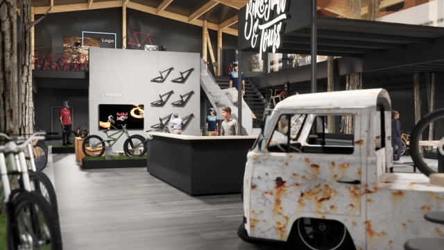 Bike Stuff & Tours Concept Store 6 Bike Stuff & Tours Concept Store Rendering